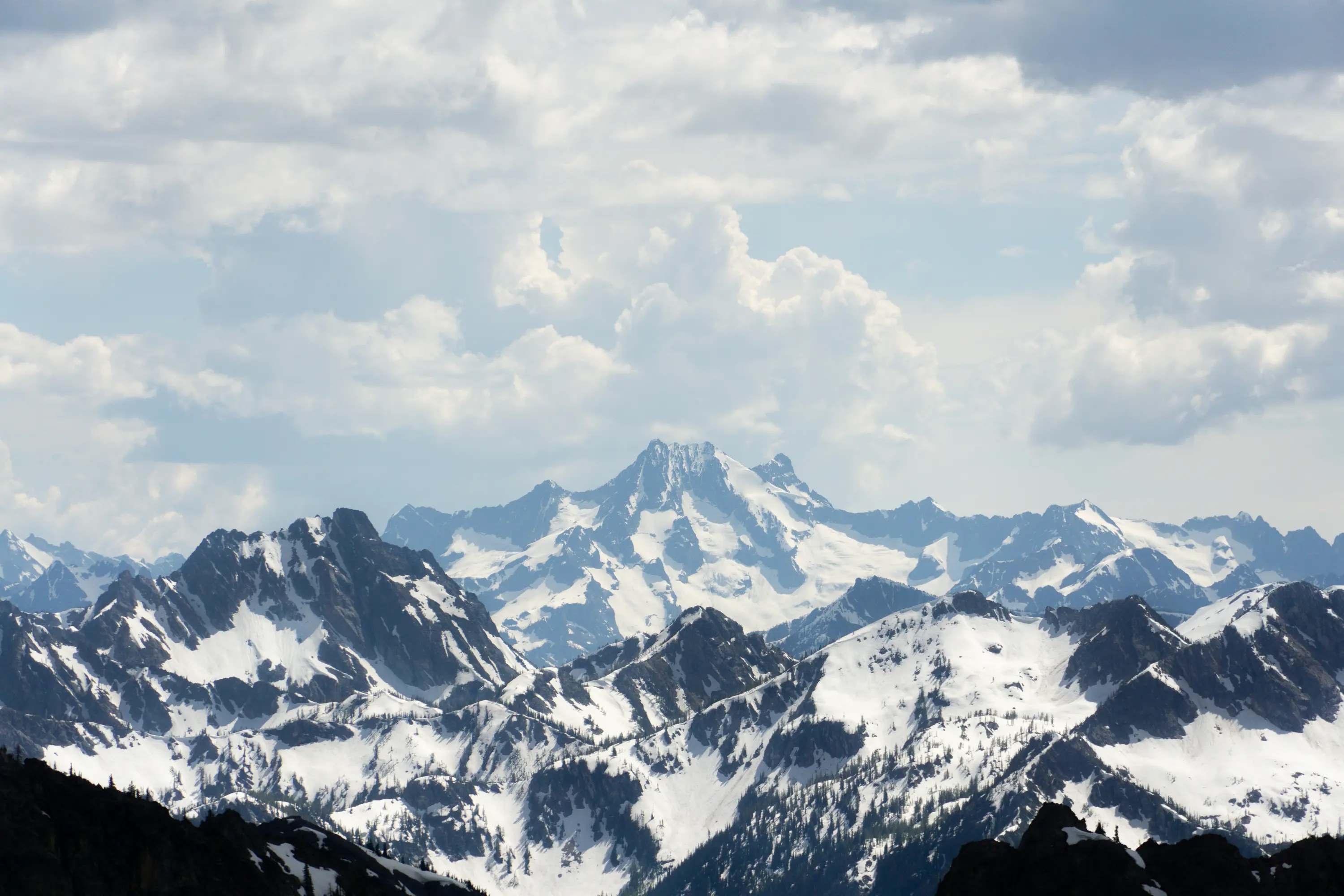 High country, taken from Liberty Bell mountain at Washington Pass.