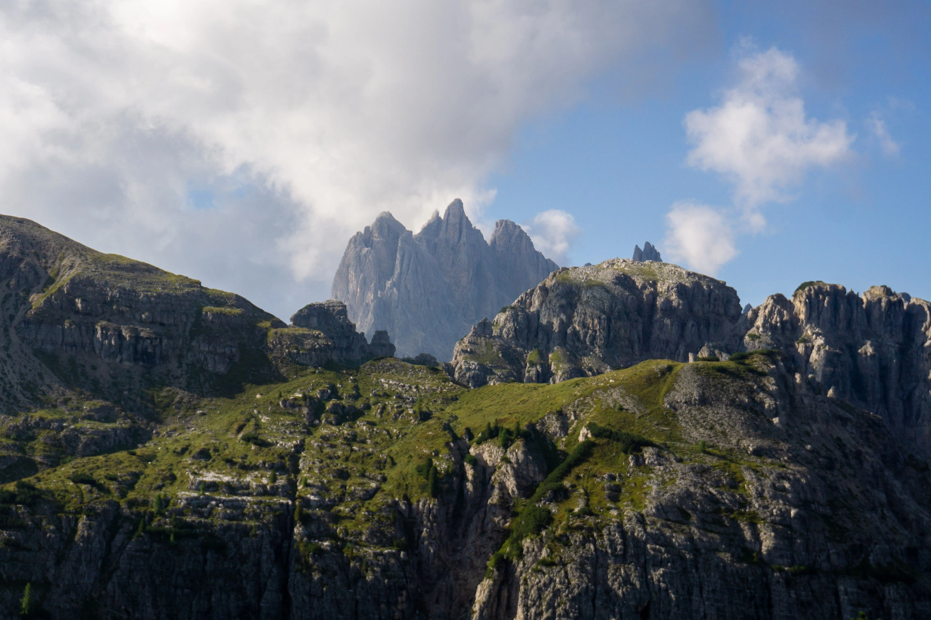 Spires in the Dolomites.