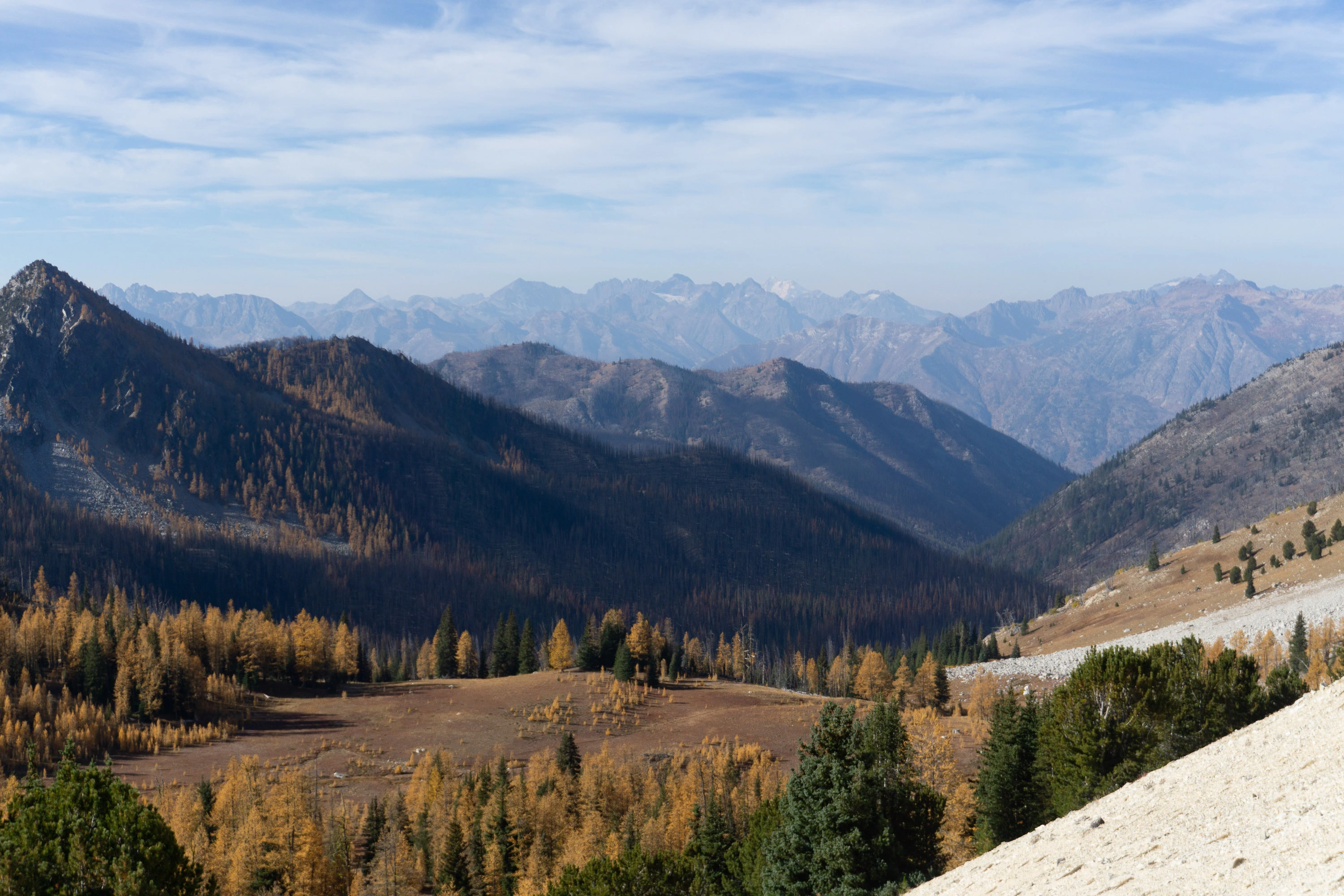 A valley in the Lake Chelan Sawtooth Wilderness.