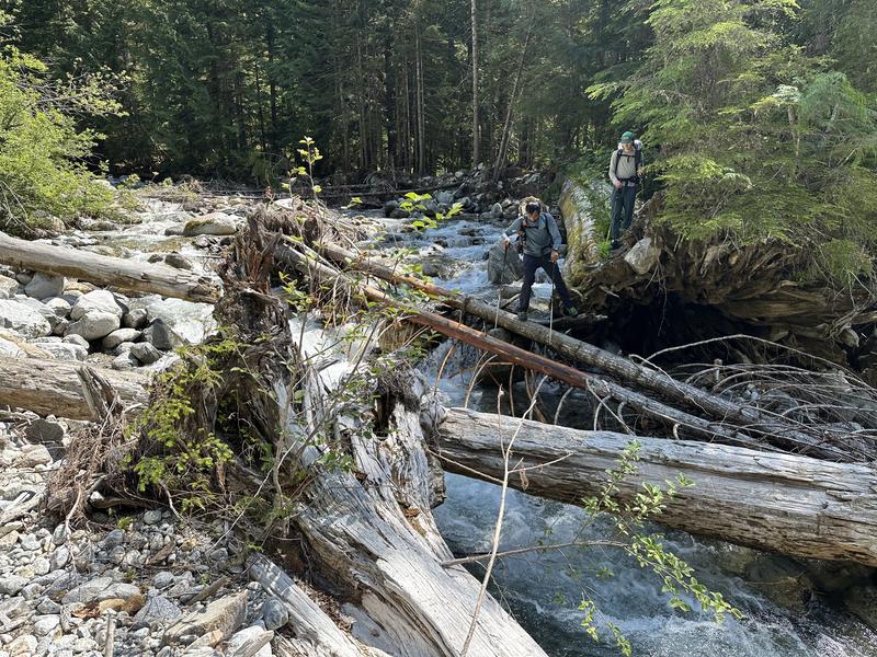 Our outbound river crossing spot