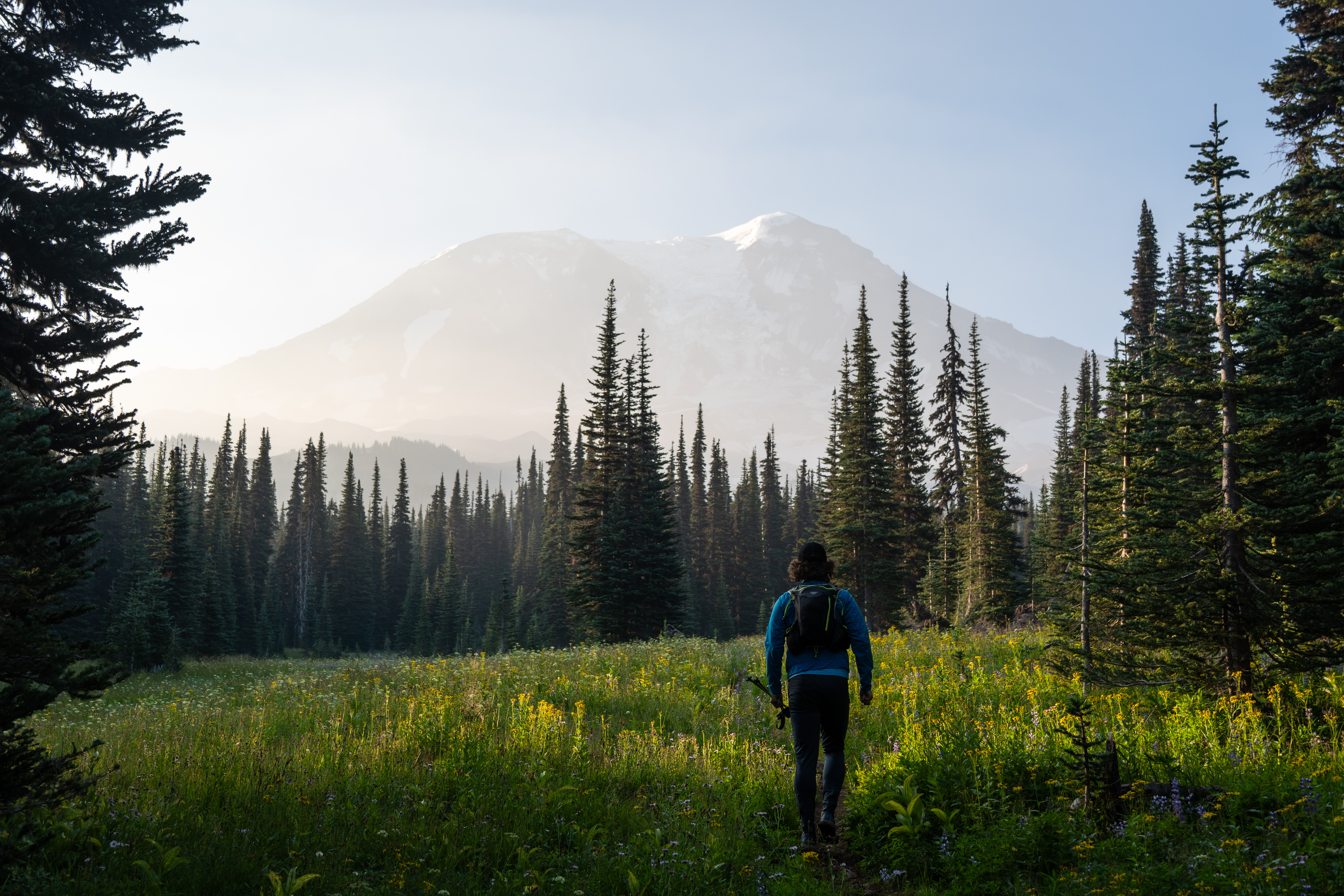 Approach to the north side of Mt. Adams