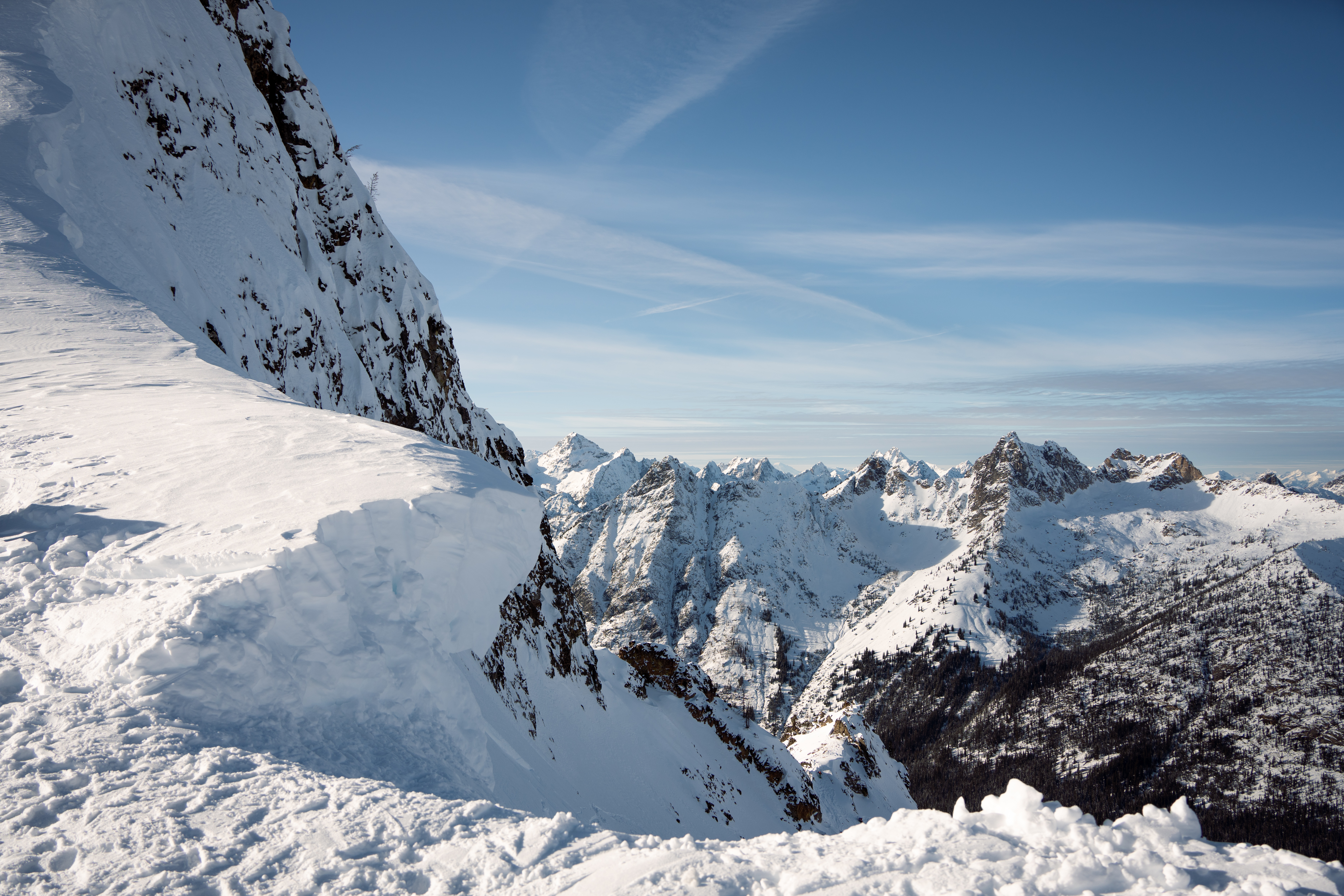View from Blue Lake Col
